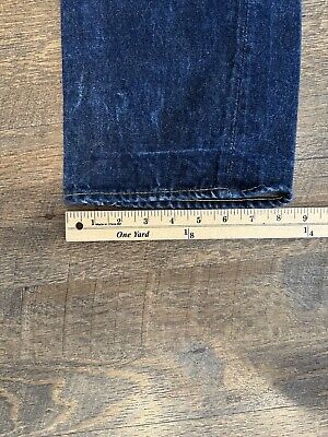 Levis 1940s 501XX Big E Hidden Rivet 29W 28L Leather Tag Levis 1940s 501XX Big E Hidden Rivet 29W 28L Leather Tag