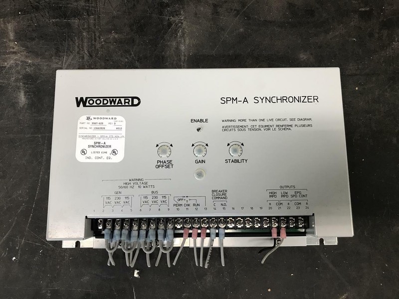 Woodward Synchronizer for Parallel/Loadsharing Capabilities