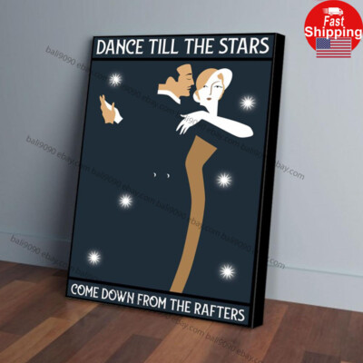 Dance Still The Stars Couple Tango Matte Poster