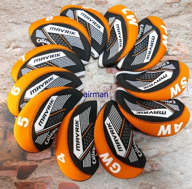 Golf Iron Club Your Own Callaway MAVRIK Cover Orange & Black