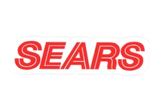 Sears 1990s / Mexico Red Logo Sticker (Reproduction)