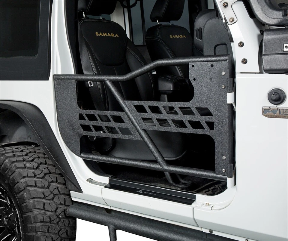Fit Jeep Wrangler TJ JK JL JT 1997-2024 Tube Steel Half Doors or Mirrors Combo - Image 2 of 4