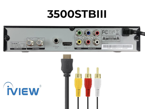 IVIEW-3500STB III, ATSC Digital Converter Box with Recording Media Player New - Picture 4 of 7