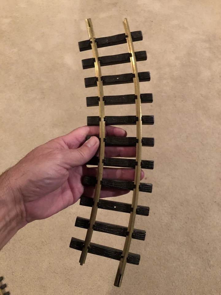 Lot of 6 Track G Lehmann Rails Curved R=600mm No.1100 West Germany - Image 2 of 3