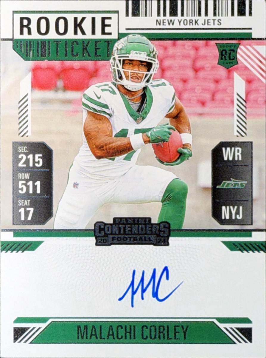 2024 Panini Contenders Rookie Ticket AUTO #111 Malachi Corley