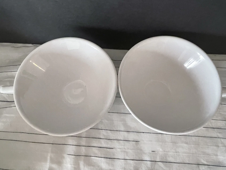 (2) Tazas de té de café de boca ancha geométricas blancas y negras ASA Selection Alemania Foto 2 de 3