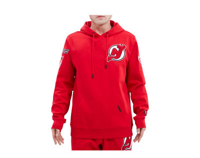 Pro Standard New Jersey Devils Classic Chenille P/O Hoodie Red  HND560072-RED
