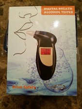 Digital Breath Alcohol Tester - Breathalyzer Test - Electronic Analyzer with LCD