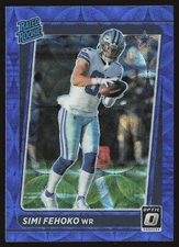 2021 Donruss Optic #242 Simi Fehoko Blue Scope RC
