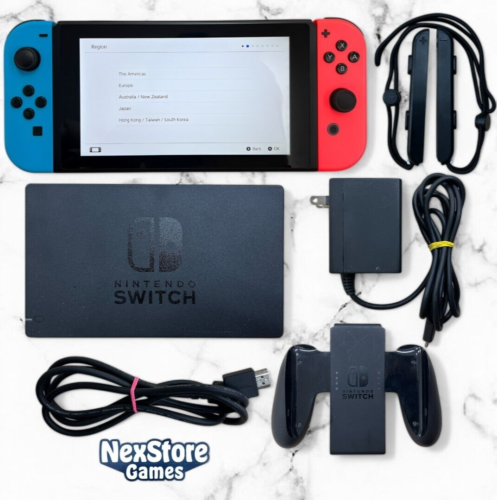 Console Nintendo Switch HAC-001 Joy Con Dock Grip tutti gli accessori selezionabili - Foto 5 di 57