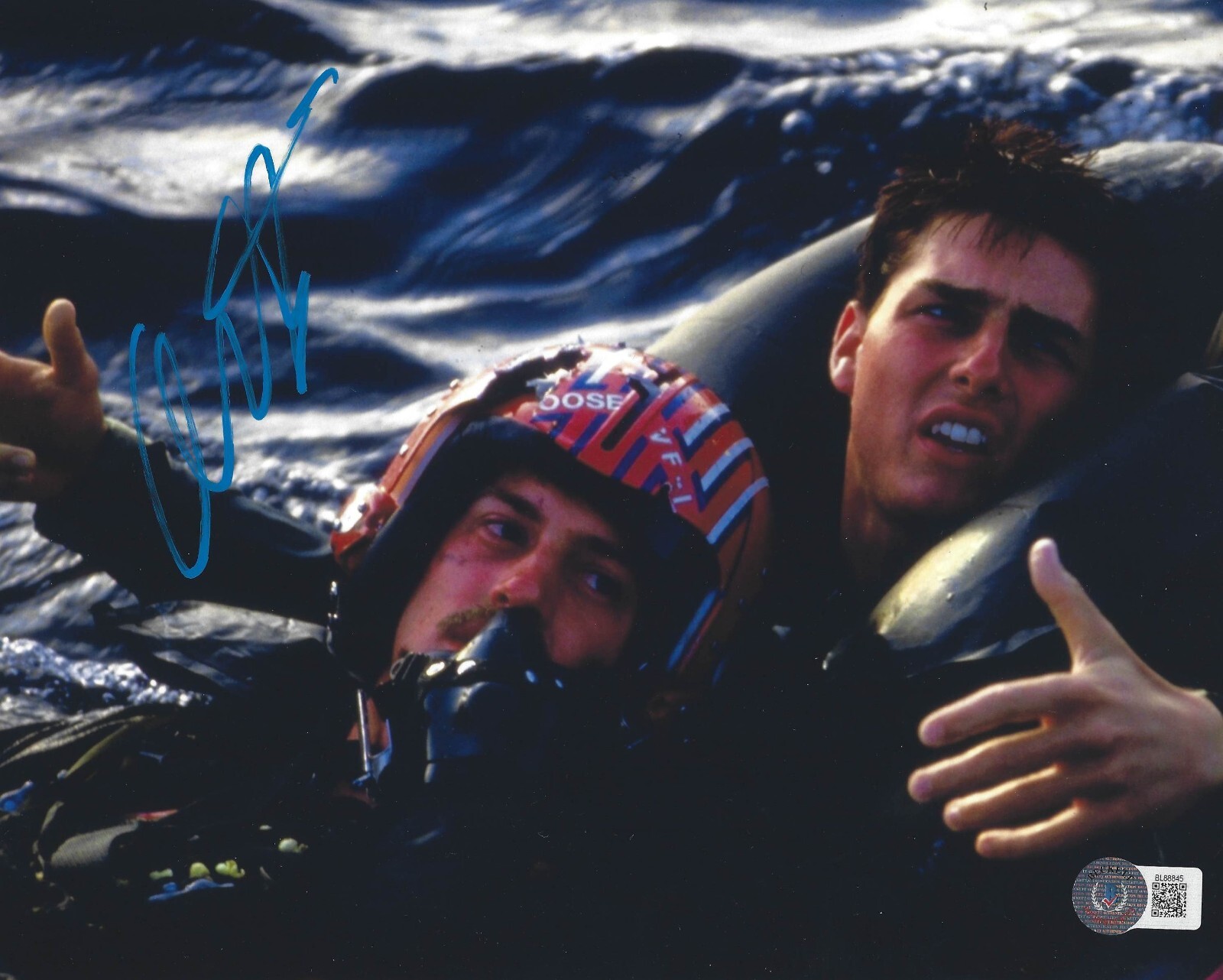 Anthony Edwards Autographed Signed 8x10 Photo Goose Top Gun Beckett 