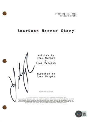 Lily Rabe Signed Autograph American Horror Story Pilot Script ...