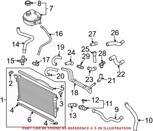 For Mini Genuine Radiator Air Seal 17107515479 - Picture 2 of 2