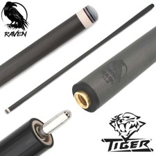 RAVEN Carbon Fiber Pool Cue - Shaft Only 11.8mm, 29" Uni-Loc, Tiger Sniper Tip