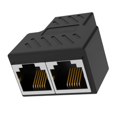 Phone Line Splitter RJ11 Female to Female Two Way Phone Line Splitter Converters - Photo 6/9