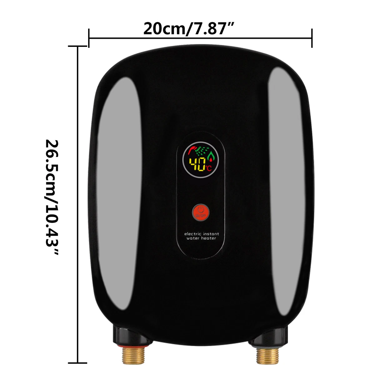 110V 3000W Electric Instant Water Heater Tankless Kitchen Hot Water 27A |  eBay