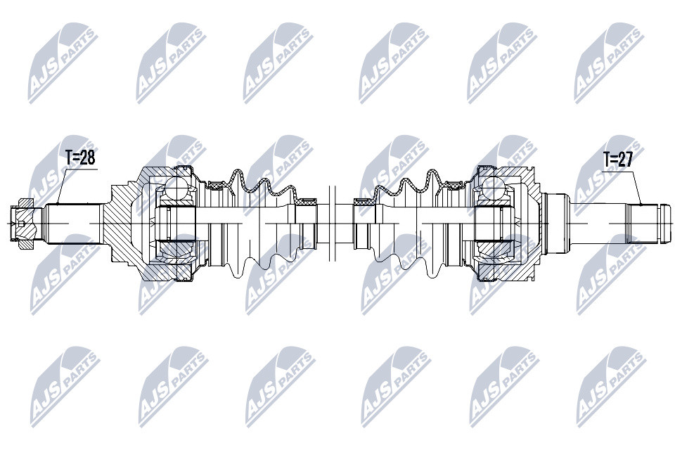 NTY NPW-BM-048 Drive Shaft for BMW - Image 4