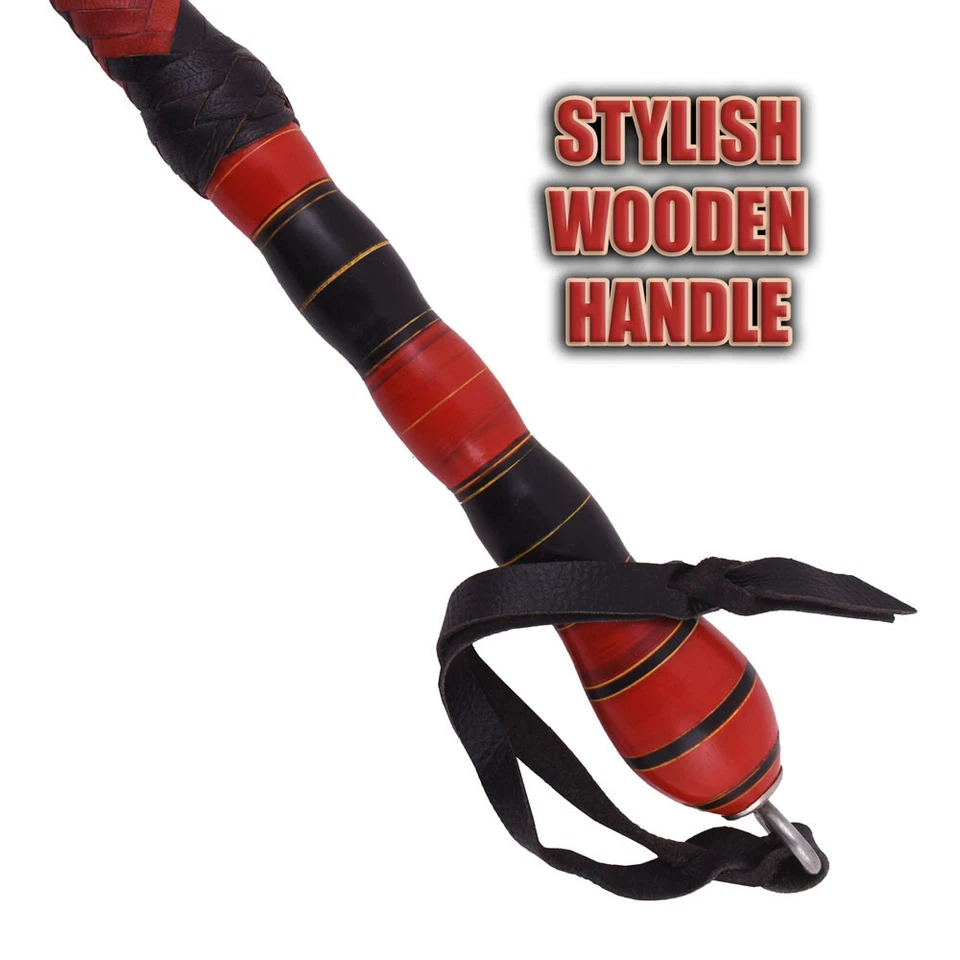 Látigo australiano de 08 pies con mango de madera de 09 pulgadas Foto 3 de 3