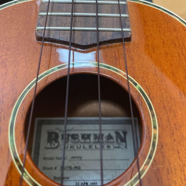 BUSHMANソプラノウクレレ Ukulele BUSHMAN Model Jenny Soprano BUTS-HG | eBay