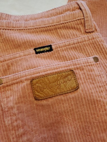 Vintage Wrangler Corduroy Pink Mom Jeans High Rise Women's Size 29x32 Western - Picture 5 of 10
