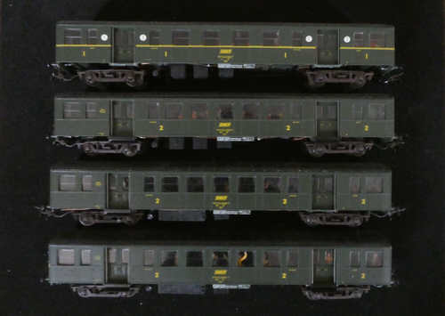 Rame Talbot 4 voitures SNCF AS HO époque 4 - Imagen 2 de 8