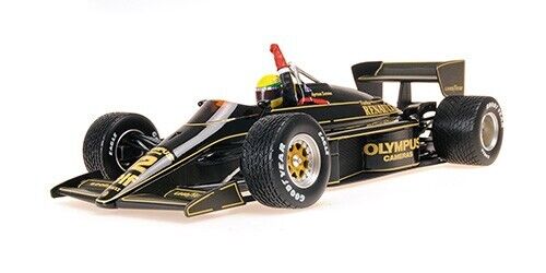LOTUS RENAULT 97T AYRTON SENNA GP PORTUGAL 1985 (W/RAIN TYRES) 1/18 Minichamps