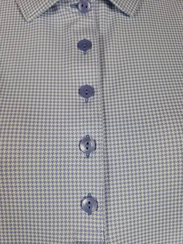 Peter Millar Button sun protection Rash Guard Polo Purple Herringbone S - Picture 2 of 8