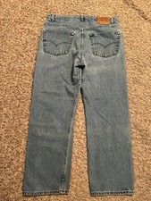 Levi's 505 Jeans - Regular Straight - Men tag 40x30 MEASURED 38x30 Vintage 90s