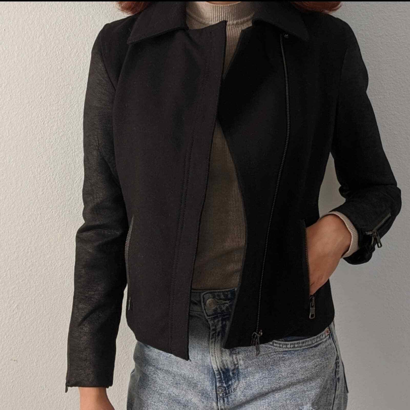 Armani Exchange Knit & Suede Jacket 【公式通販】