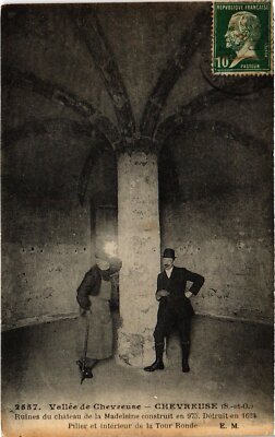 Carte Postale Ancienne 78 Chevreuse Château De La Madeleine Tour