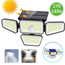 9900000lm 270LED Solar Street Wall Lights Home Security Flood Lamp Motion Sensor