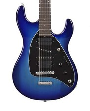 2021 Ernie Ball Music Man Steve Morse Hardtail In Morse Blue Burst