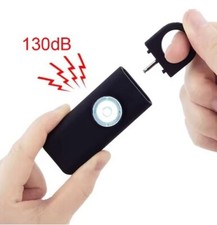 Llavero de seguridad sirena autodefensa alarma personal personalizable luz LED SOS nuevo