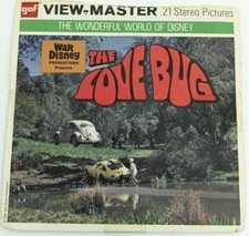 View Master GAF Disney The Love Bug 3 Reels and Booklet