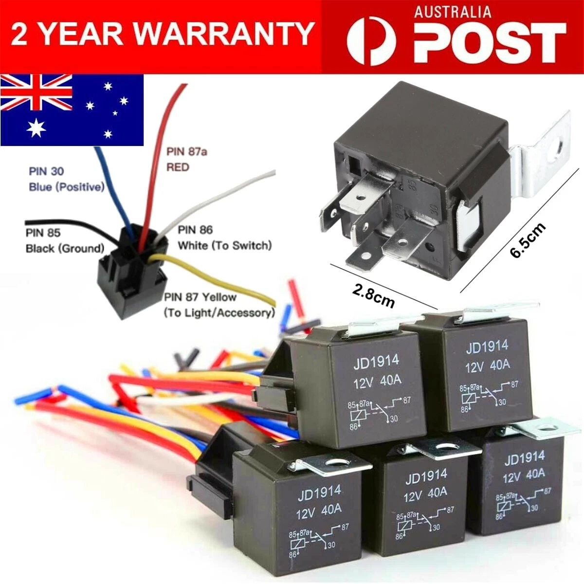 How To Wire An Automotive Relay Switch, With Diagram, Pin