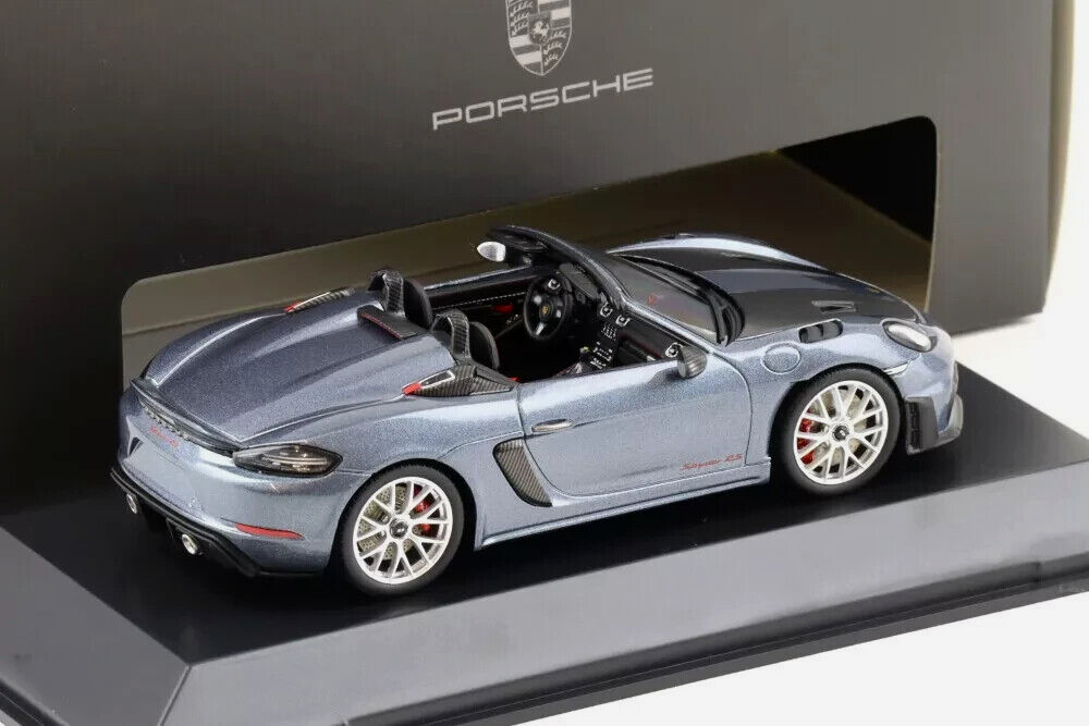 1/43 Porsche 718 (982) Spyder (Blue Grey) 2024 Diecast