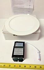 LED Recessed Light Tamlite Slim Profile Disc 8" Adjustable CCT CLY-CCTA/WH 120V