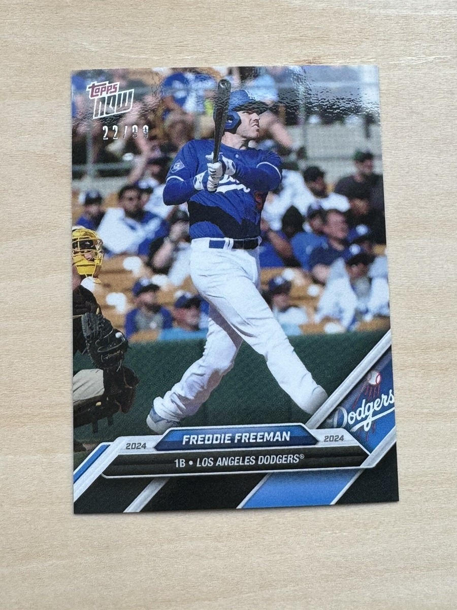 Freddie Freeman フィギュア 2024年オープニングウィーク 2024 MLB Topps NOW OD-273 FREDDIE FREEMAN OPENING. DAY LA