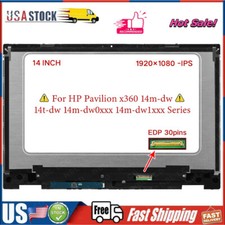 LCD Display Touch Screen Assembly for HP Pavilion x360 14-DW1010WM 14-DW1024NR