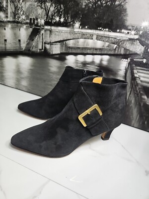 Bruno Magli Black Suede Leather 2.5 display picture 1