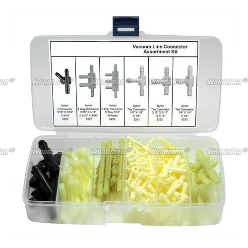 85 Pcs Nylon Connector Assortment Vacuum Line Hose Kit For GM For Ford