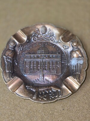 Souvenir Roma S. Pietro Ashtray.