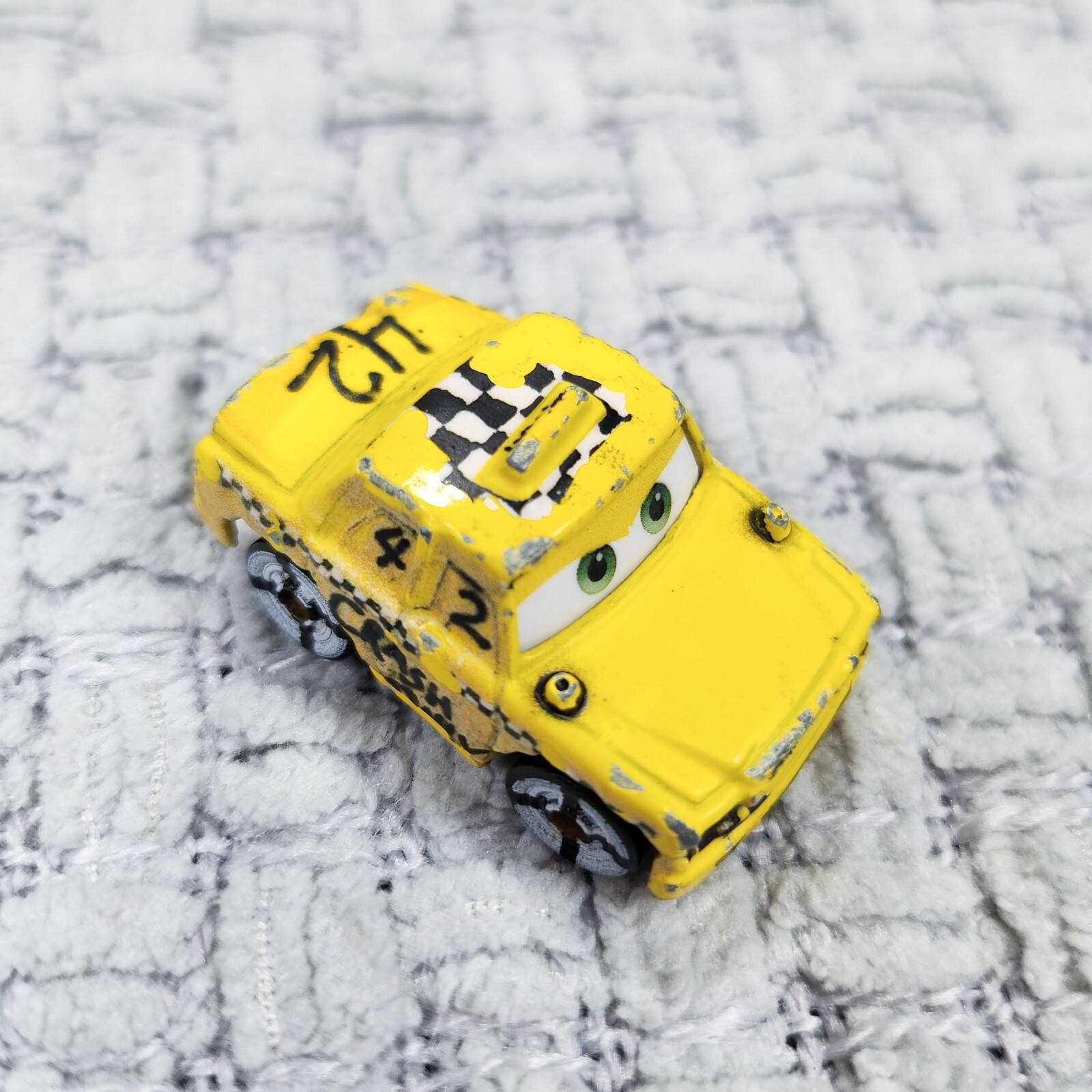 Disney Pixar Cars Metal Mini Racers Faregame Taxi Demolition | eBay