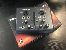 M-Audio M-Track 2 Channel USB Audio / Midi Interface (For Parts!)