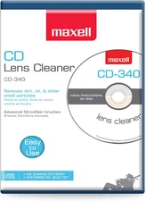 Maxell – Pro 190048 CD-340 Laser Lens Cleaner - Safe & Effective CD Player