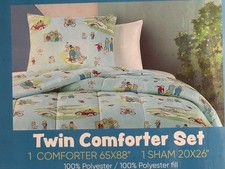 NEW 2-pc Berenstain Bears TWIN SIZE Comforter Set 65" X 88" includes sham