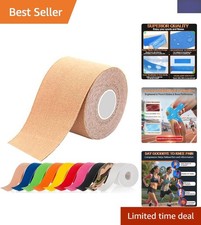 Water-Resistant Kinesiology Tape - 5m x 3.8cm Skin Color for Maximum Flexibility 1.80 per metre