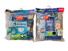 2 Packungen 2t/3t HANES Jungen Unterwäsche Slips 8 Stück
