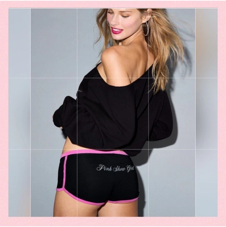 Dormitorio de algodón PINK VICTORIA’S SECRET vs Fashion Show Boyshort rosa show niña grande Foto 2 de 4