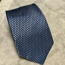 Club Room Blue Patterned Silk Tie NWOT 3  W 58  L